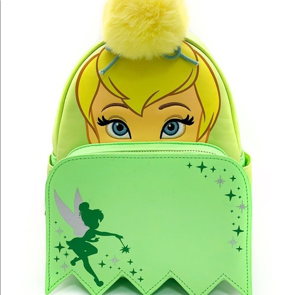 Loungefly Disney Peter Pan Tinkerbell Cosplay Mini Backpack - Picture 1 of 2